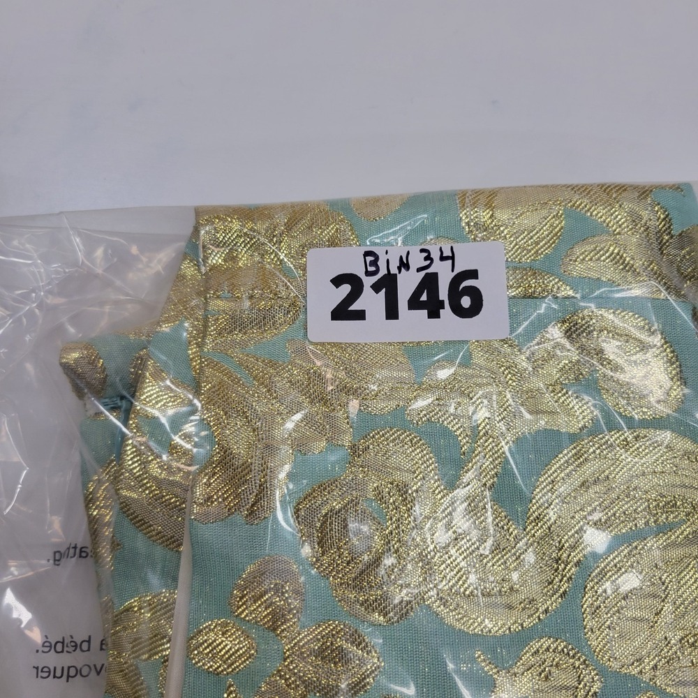J. Crew Factory Metallic Gold Brocade Jean Shorts - Picture 6 of 7